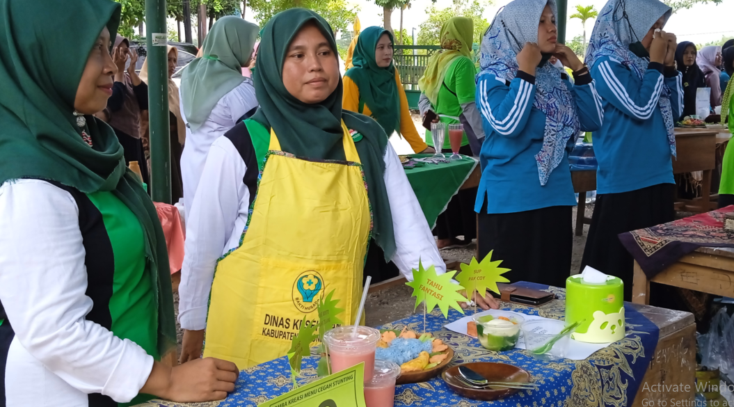 Ada Menu Nasi Bunga Telang dan Dimsum pada Lomba Kreasi Menu Sehat Harlah Fatayat
